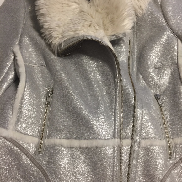 INC International Concepts Women's Silver Jacket - Picture 1 of 4